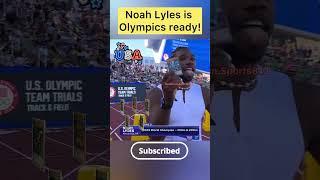 Noah Lyles pulled out a Blue-Eyes White Dragon Yu-Gi-Oh! card for his 100m Olympic trial intro