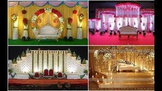 Indian Wedding reception stage decoration, wedding stage ideas, reception stage decoration 2019