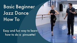 Basic Beginner Jazz How To Do A Pirouette by Dance Teacher Web