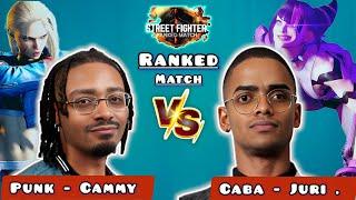 SF6 ▰ Punk ( Cammy ) VS Caba ( Juri ) ▰ High Level Gameplay