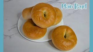 Plain Bagel | Homemade Plain Bagel Recipe [Soothing Baking]