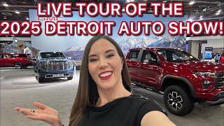 LIVE TOUR Of The 2025 Detroit Auto Show!