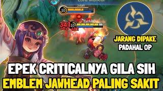 Emblem Jawhead Tersakit Terbaru Critical Emblem - Jawhead Best Build Top Global - Mlbb