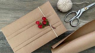 How To Gift Wrap With Pleats | DIY Crafts