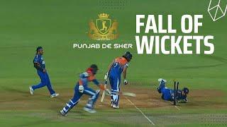 Punjab De Sher - Fall of Wickets | Karnataka Bulldozers | Mayur Mehta, Harrdy Sandhu | CCL 2023