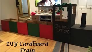 Easy DIY Cardboard Train