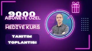 9000 Aboneye Özel Çekiliş Günü - Ücretsiz Kurslar