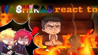 Hashira react to Hashira Training Arc || Demon slayer || • KNY • || 2/3 ||