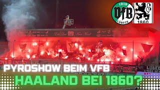 WAHNSINN! PYROSHOW - STADION BEBT! HAALAND DA! /VfB Lübeck vs. 1860 München / FANPRIMUS STADIONVLOG