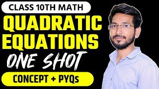 LIVE : QUADRATIC EQUATIONS ONE SHOT | CLASS 10 MATH | CONCEPTS + PYQs | CHEMICAL LOCHA |