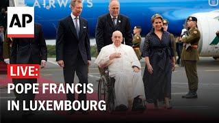 LIVE: Pope Francis in Luxembourg