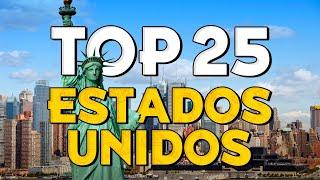 ️ TOP 25 Estados Unidos ⭐️ Que Ver y Hacer en Estados Unidos