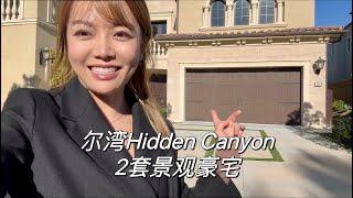 尔湾Hidden Canyon 终于出房源了！难得的2套景观豪宅抢先连连看！