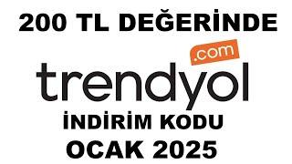 Trendyol İndirim Kodu Ocak 2025 (200 Tl Değerinde)