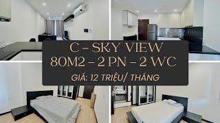 Cho thuê căn hộ C - Sky View | 80m2 - 2 PN - 12 Triệu | Sky View