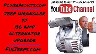 Jeep Wrangler YJ - 135 amp alternator upgrade