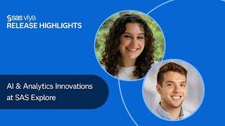 SAS Viya at SAS Explore | AI & Analytics Innovation