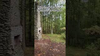 Cabin Foundation in the Smokies #smokymountains #hiking #travel #nature #smokies #cabins #mountains