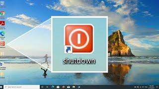 How to create shutdown shortcut in windows 10