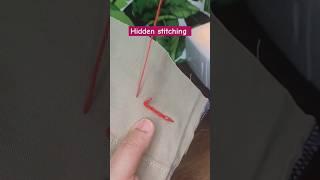 Hidden stitching, Invisible stitching #invisible #stitchingideas #stitchinghacks #sewing #sewingtips