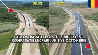 Autostrada A1 Pitesti - Sibiu, Lot 5, Merisani - Valea Brazilor | Iunie vs Octombrie | Webuild