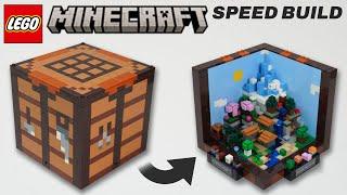 LEGO Mincraft 21265 The Crafting Table Speed Build