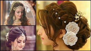 3 BRIDAL HAIRSTYLES || BRIDAL BUN || OPEN HAIRSTYLE || LATEST BRIDE HAIRSTYLES