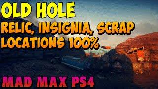 Mad Max - Old Hole History Relic, Insignia, and Scrap Locations - Gameplay PS4