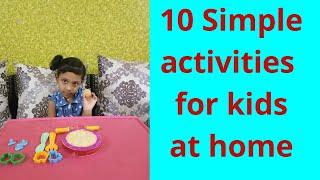 10 Easy activities to engage kids at home || Keep your kids busy