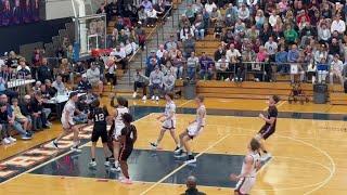 Mason Loyd scores a fastbreak layup