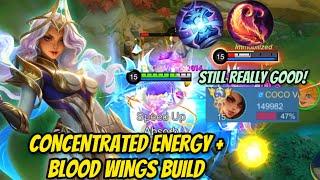 CONCENTRATED ENERGY + BLOOD WINGS BUILD IS STILL PRETTY GOOD! | Valesmeralda | MLBB