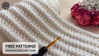 Ridiculously Easy Crochet Pattern for Beginners!  Lovely Crochet Stitch for Baby Blanket & Bag