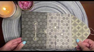 Handmade Vintage Victorian Junk Journal Pocket Folio