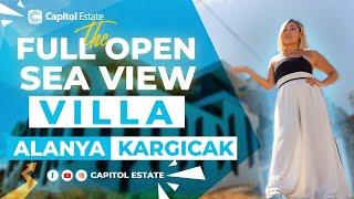 Luxury Villa in Turkey With SEA VIEW - New Villa in Alanya Turkey (APPROVED FOR TURKISH CITIZENSHIP)