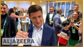  Volodymyr Zelensky wins Ukraine's presidential vote: Exit polls | Al Jazeera English