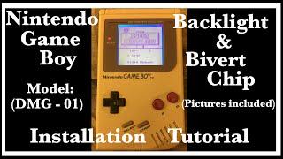 Nintendo Game Boy - Backlight/Bivert Chip Installation Tutorial (With Pics!) - DMG - 01