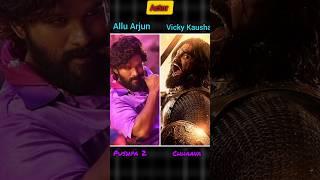 Chava Movie V's Puspa 2 Movies Comparison  #chava #pushpa2 #movie #alluarjun #shorts #video
