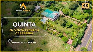  QUINTA EN VENTA Frente a Carretera Granada - Masaya | Bienes Raíces Nicaragua