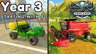 Starting With $0 In Farming Simulator 22 | Rags To Riches Challenge | Year 3