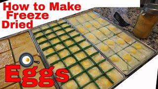 Freeze Dried Eggs-- Fried eggs, Scrambled Eggs, Hard Boiled Eggs