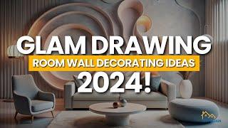 Glam Drawing Room Wall Decorating Ideas in 2025