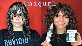 DEFINED CURLS USING ONLY ONE PRODUCT! | UNIQURL REVIEW/DEMO!!