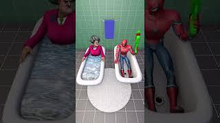 Spider Man and Magic Water #spiderrman #funny #shorts #animation #cartoon #cartoons