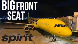 Spirit Airline's Big Front Seat |  Newark to San Juan | Trip Report