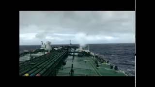 VLCC at pacific storm