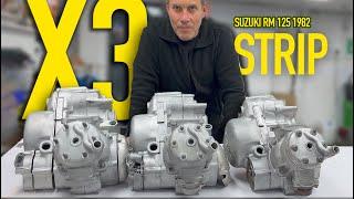 2 STROKE ENGINE STRIP- I FOUND SOME CRAZY THINGS..! - VINTAGE MX RM 125 1982