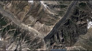 Time Lapse of the surge of Shisper Glacier, Karakoram range