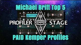 Kemper Profiler Stage - Michael Britt Top 5 Paid Profiles demo - by Glenn DeLaune