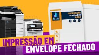 Impressão de Envelope impressora Konica e Epson