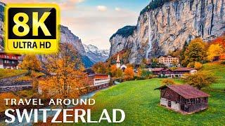 Beautiful Trip to SWITZERLAND in 8K ULTRA HD - Best Places with Relaxing Music 8K TV